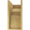 Ekena Millwork 9"W x 18"D x 18"H Classic Monterey Rough Cedar Woodgrain TimberThane Corbel, Primed Tan CORUR09X18X18MONRCPR - alternate 3